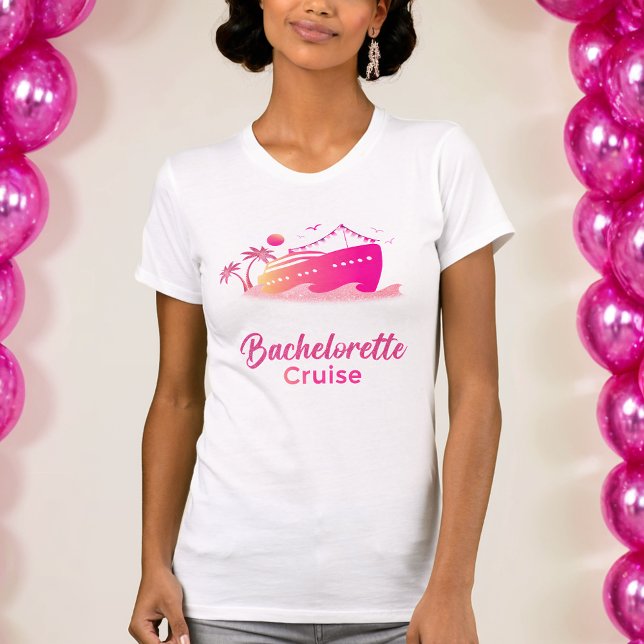 T-shirt assorti scintillant rose pour croisière de (Créateur téléchargé)