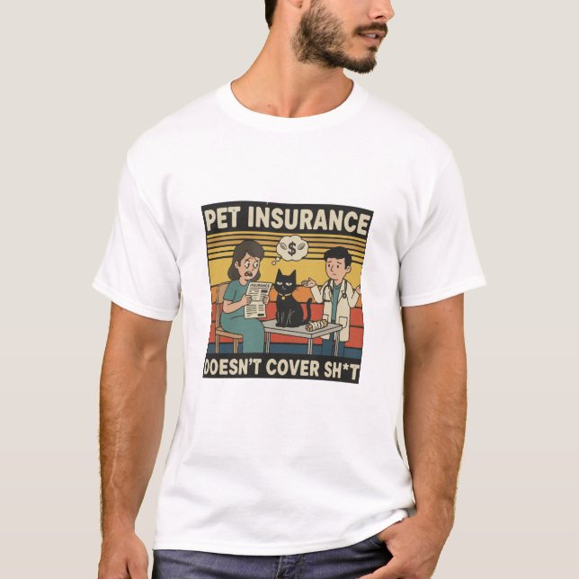 T-shirt assurance pour animaux (Devant)