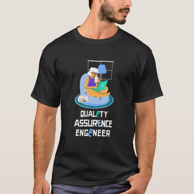 T-shirt Assurance qualité du test QA Conference Software (Devant)