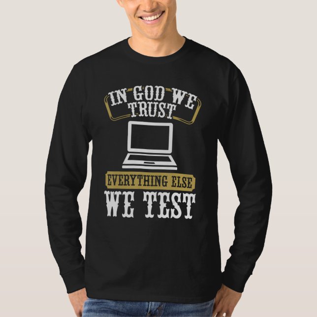 T-shirt Assurance Qualité Ingénierie QA Test de Code Deve (Devant)