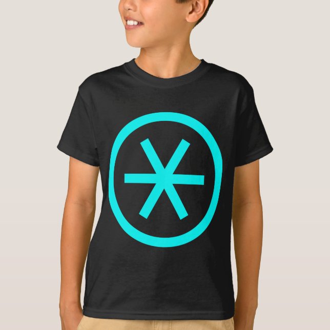 T-shirt Astérisque cerclé (Devant)