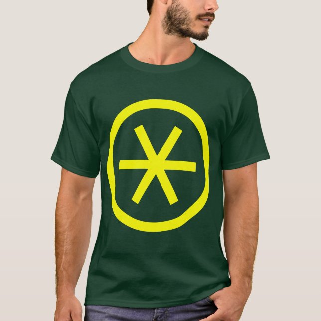 T-shirt Astérisque encerclé (Devant)