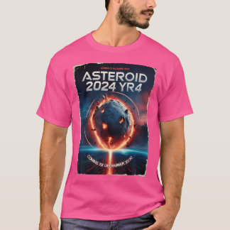 T-shirt Astéroïde 2024 Yr4 Décembre 2032 Astronomie