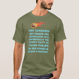 T-shirt Astéroïde qui a tué les Dinosaures