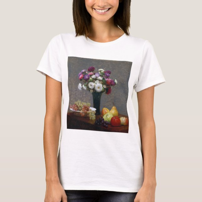 T-shirt Asters et fruits, Henri Fantin-Latour (Devant)