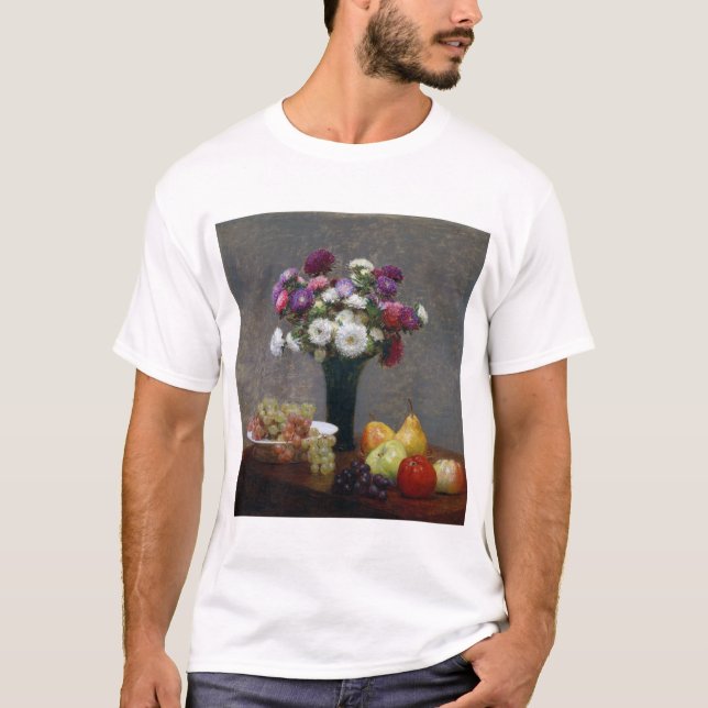 T-shirt Asters et fruits, Henri Fantin-Latour (Devant)