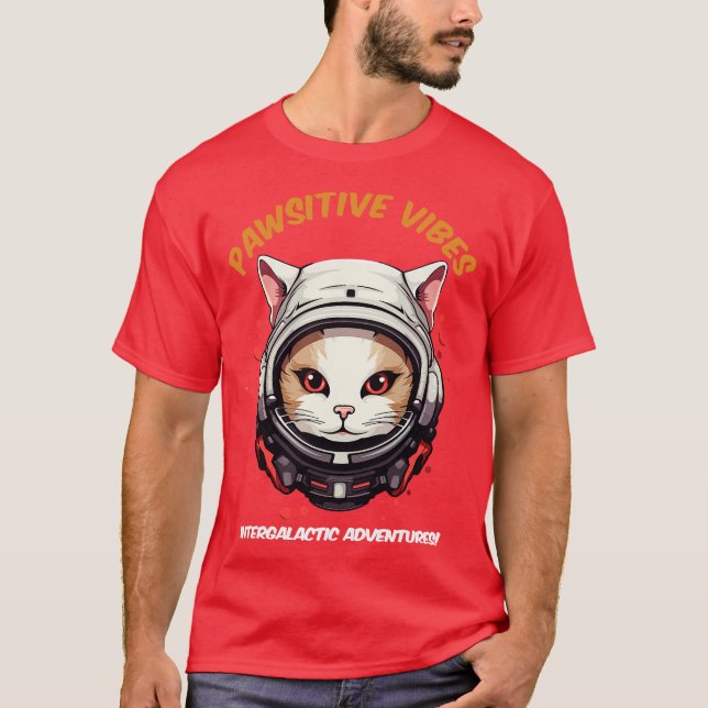 T-shirt Astro cat citation drôle (Devant)