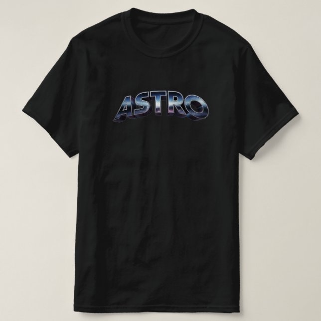 T-shirt Astro Futuriste Galaxie (Design devant)