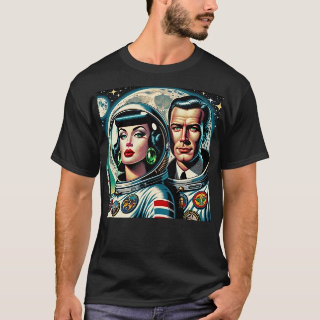 T-shirt Astroanautes Rétro (Devant)
