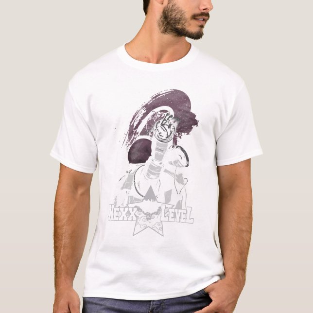 T-shirt AstroBoi - aubergine 2 (Devant)