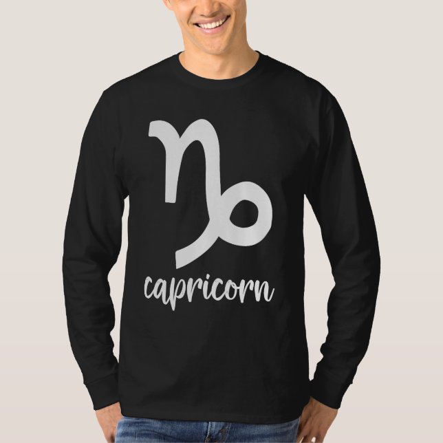 T-shirt Astrologie Capricorne Zodiaque (Devant)