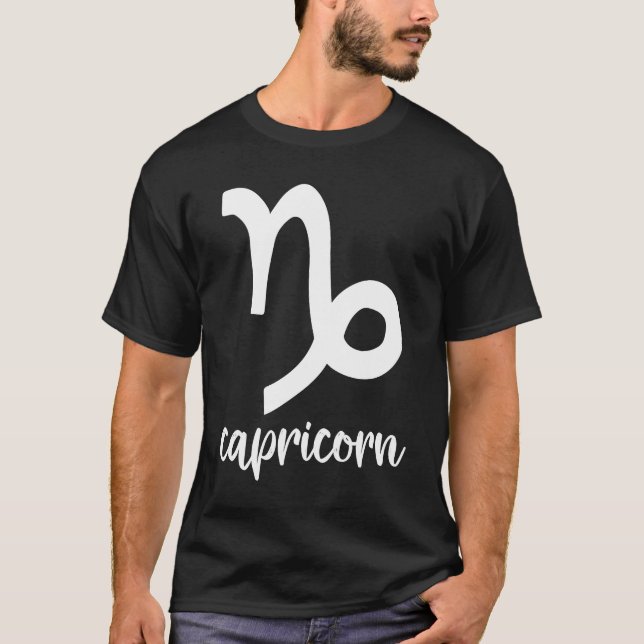 T-shirt Astrologie Capricorne Zodiaque (Devant)