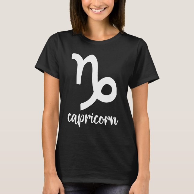 T-shirt Astrologie Capricorne Zodiaque (Devant)
