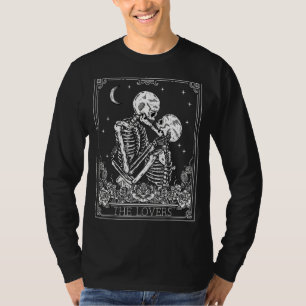 T-shirt Astrologie Carte Tarot Vintage Crâne Horreur Occu