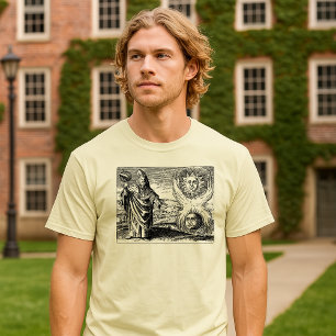 T-shirt Astrologie de l'ère de la Renaissance, Soleil, Lun