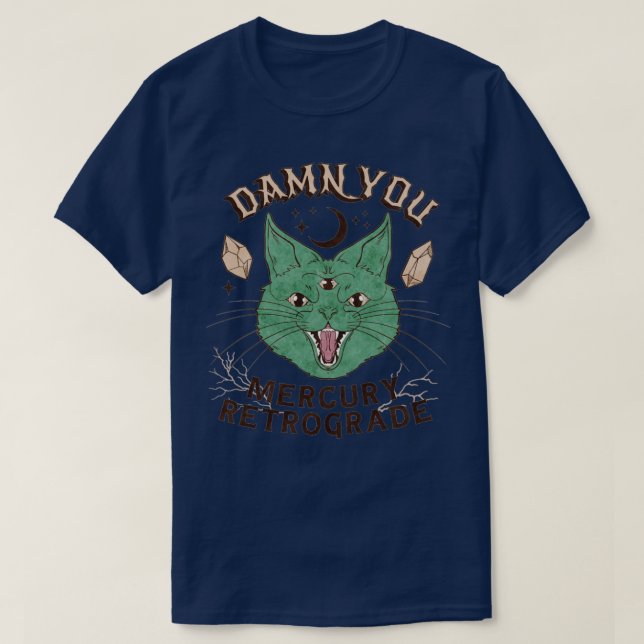 T-shirt Astrologie du Tarot d'Horoscope à mercure rétrogra (Design devant)