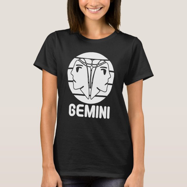 T-shirt Astrologie Gemini (Devant)