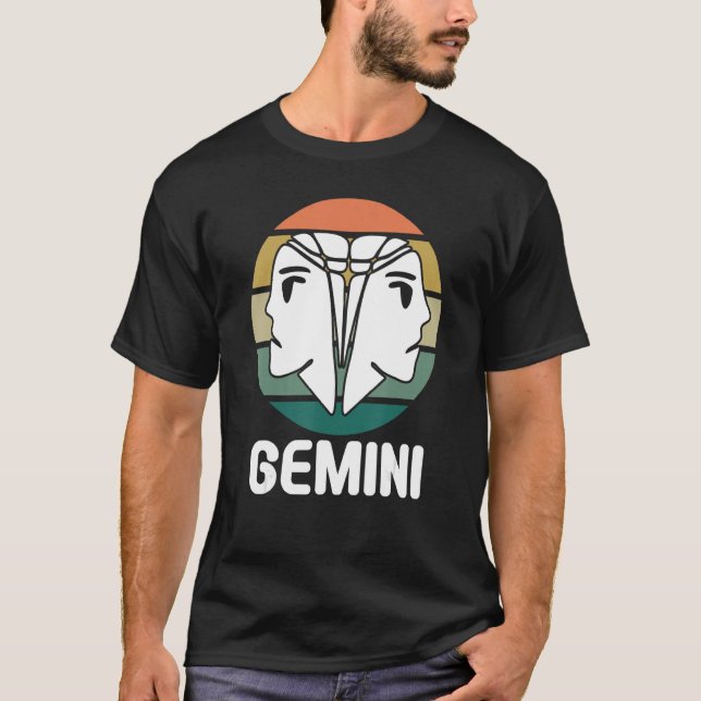 T-shirt Astrologie Gemini (Devant)