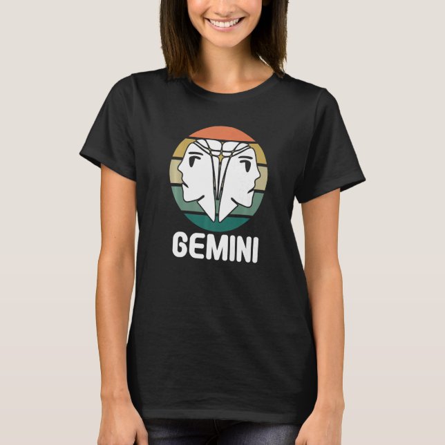T-shirt Astrologie Gemini (Devant)