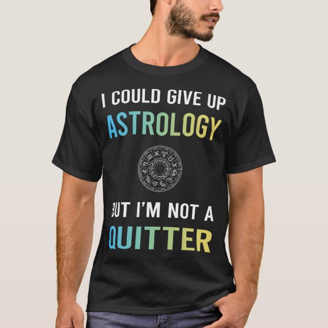 T-shirt Astrologie Pas Un Lâcheur (Devant)