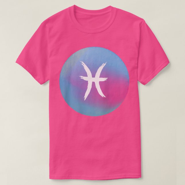 T-shirt Astrologie Poissons Femmes Horoscope Femmes Ados B (Design devant)