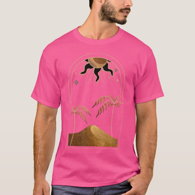 T-shirt Astrologie Sun Stars Astronomie (Devant)
