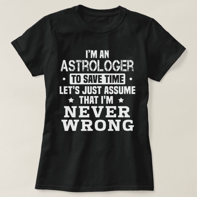 T-shirt Astrologue (Design devant)