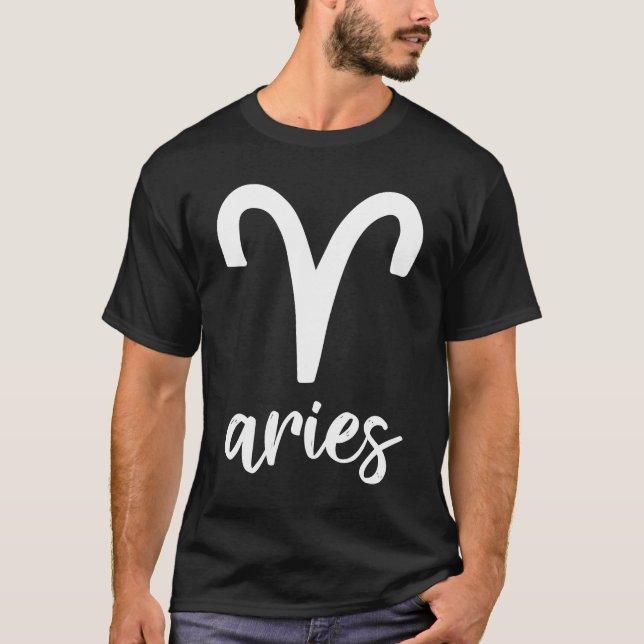 T-shirt Astrology Aries Zodiac (Devant)