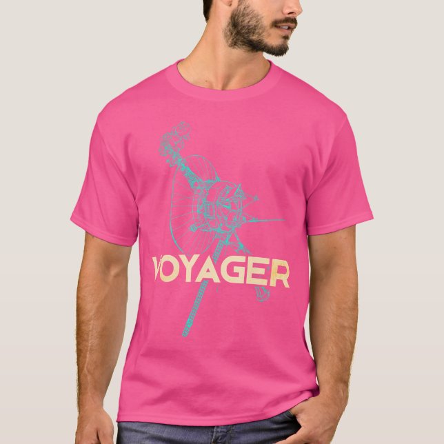 T-shirt Astron du système solaire de sonde spatiale Voyage (Devant)