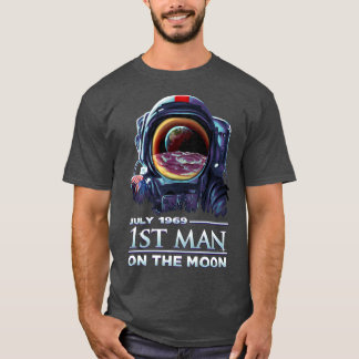 T-shirt Astronaut 1969 First Man on the Moon DK Studio