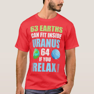 T-shirt Astronaut 63 Terres Peuvent S'Adapter À L'Uranus 6