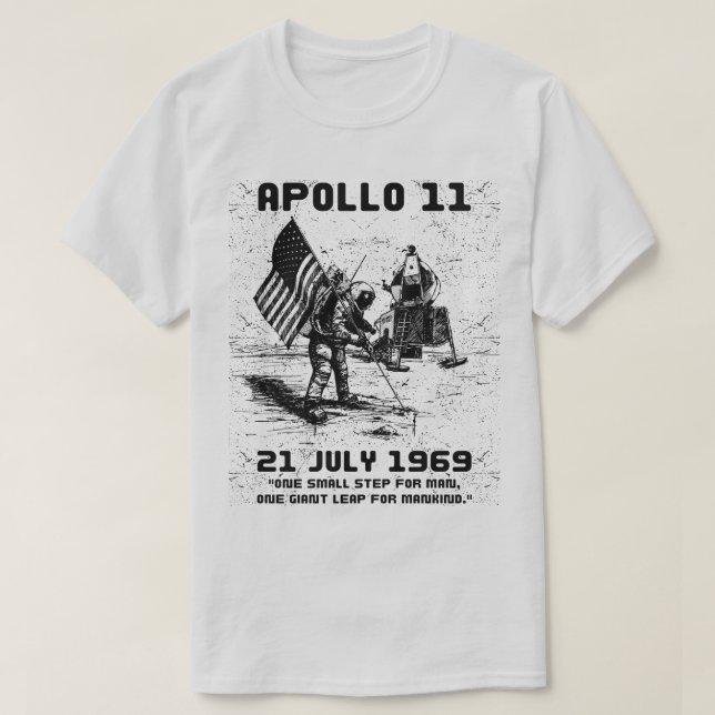 T-shirt Astronaut Apollo 11 (Design devant)