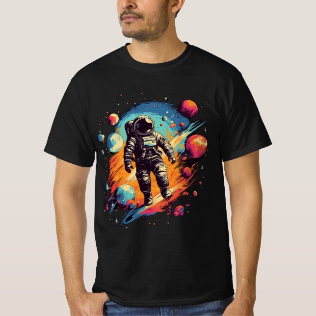 T-shirt Astronaut ArtColor 02 (Devant)