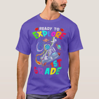 T-shirt Astronaut Back to School shirt Ready To Explore 1s