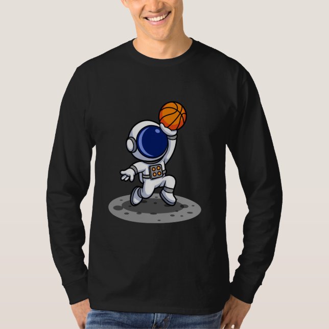 T-shirt Astronaut Basketball Adventure (Devant)