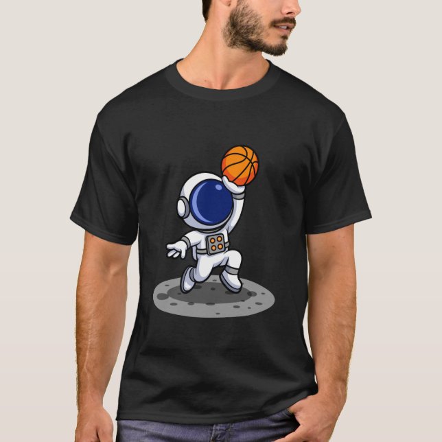 T-shirt Astronaut Basketball Adventure (Devant)