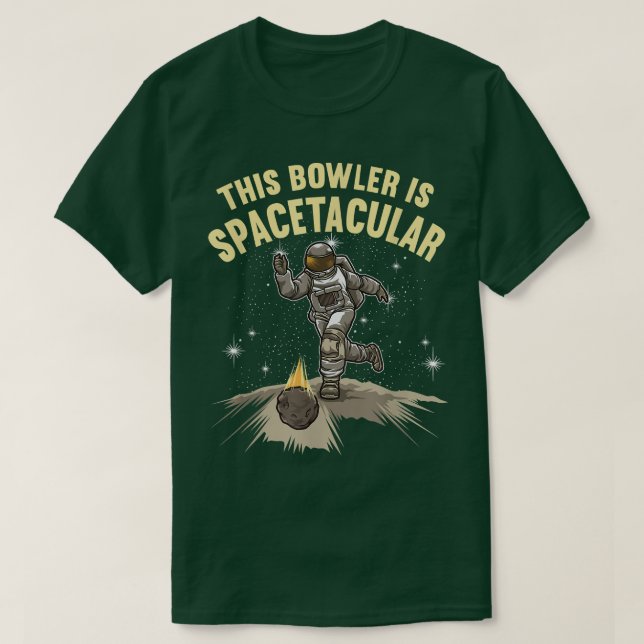 T-shirt Astronaut Bowler Spaceman Bowler Space Turkey Str (Design devant)