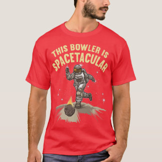 T-shirt Astronaut Bowler Spaceman Bowler Space Turkey Str