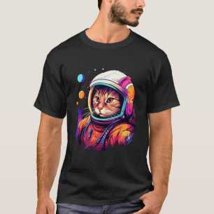 T-shirt Astronaut Chat, Amusants Amoureux de les chats, Sp