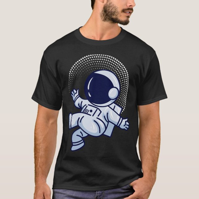 T-shirt Astronaut Dans L'Espace Relaxant (Devant)