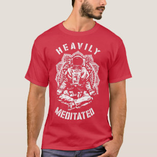 T-shirt Astronaut de Yoga Spirituel Médité Lourdement