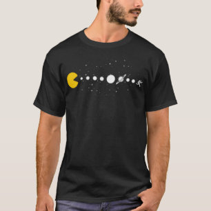 T-shirt Astronaut D'Expansion Du Système Solaire Minimalis