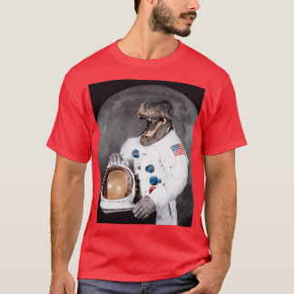 T-shirt Astronaut Dinosaur TRex
