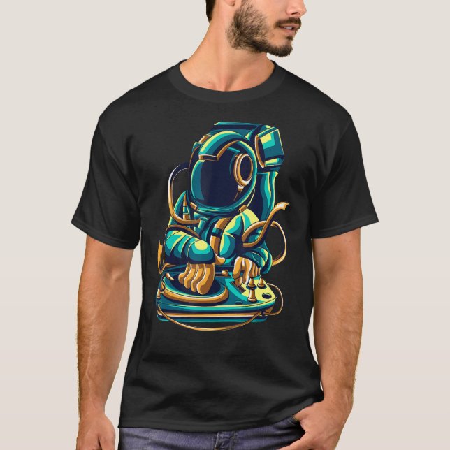 T-shirt Astronaut DJ (Devant)