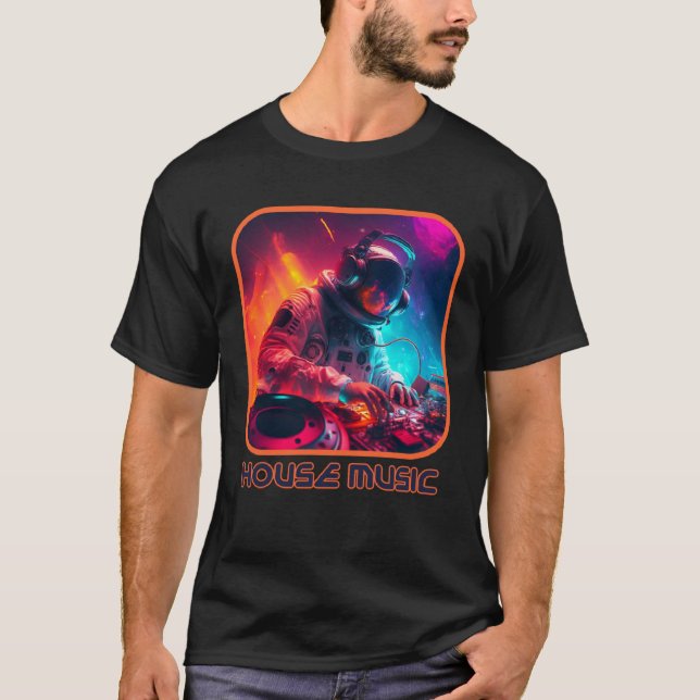 T-shirt Astronaut DJ EDM for Rave Festival House Merch Dan (Devant)
