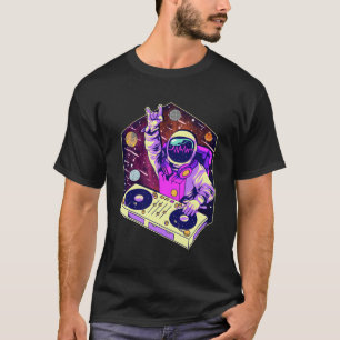 T-shirt Astronaut Dj Musique Psychédélique Psytrologie Tec
