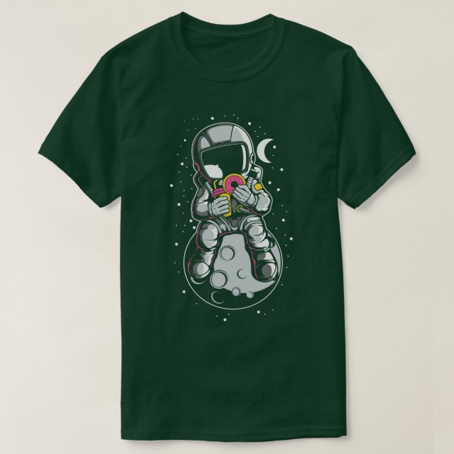 T-SHIRT ASTRONAUT DONUTS (Design devant)