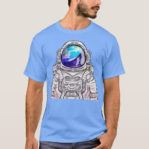 T-shirt Astronaut Earth Reflex
