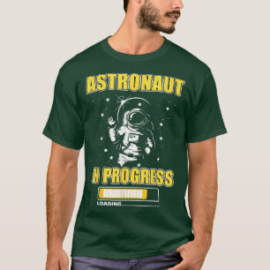 T-shirt Astronaut En Cours Chargement De Futures Lune Spac