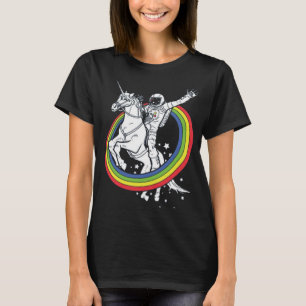 T-shirt Astronaut équitation Unicorn